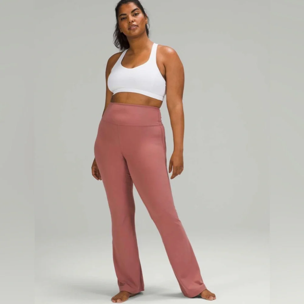 LULULEMON groove pant flare super high-rise *nulu spiced chai size 12 2021 - Picture 3 of 10